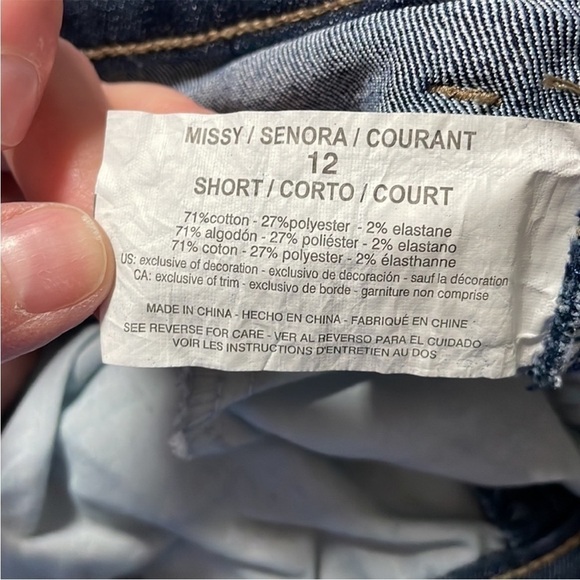 size 12 short taper leg Gloria Vanderbilt jeans - Picture 8 of 9